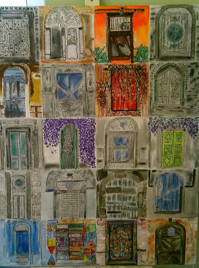 Obra de arte portas